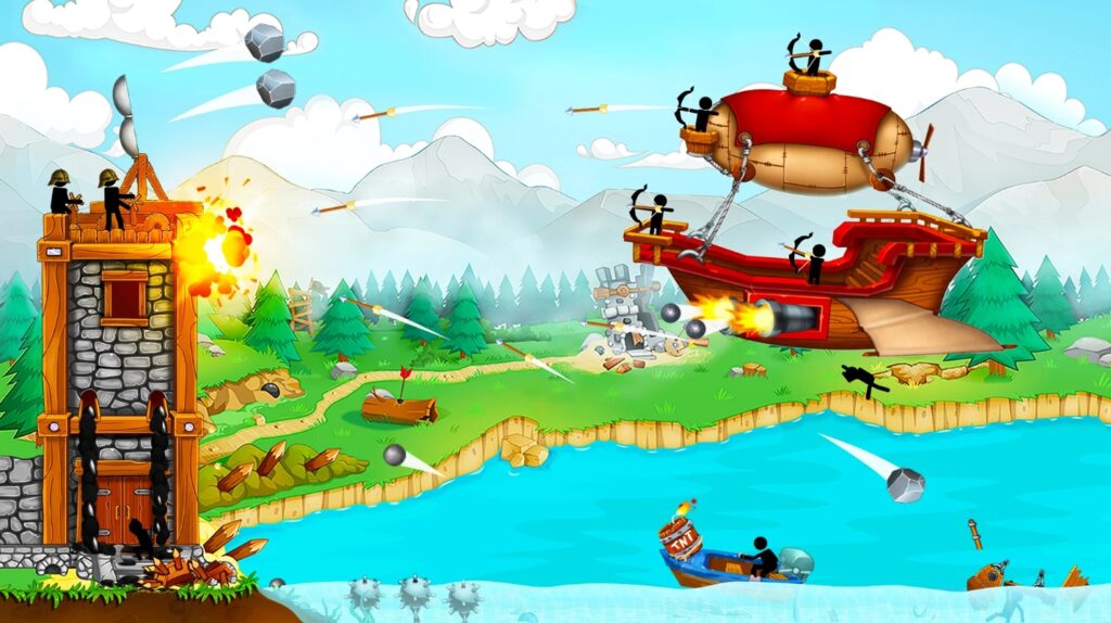 The Catapult Stickman Pirates APK