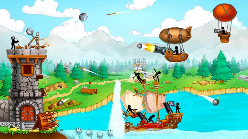 The Catapult Stickman Pirates APK