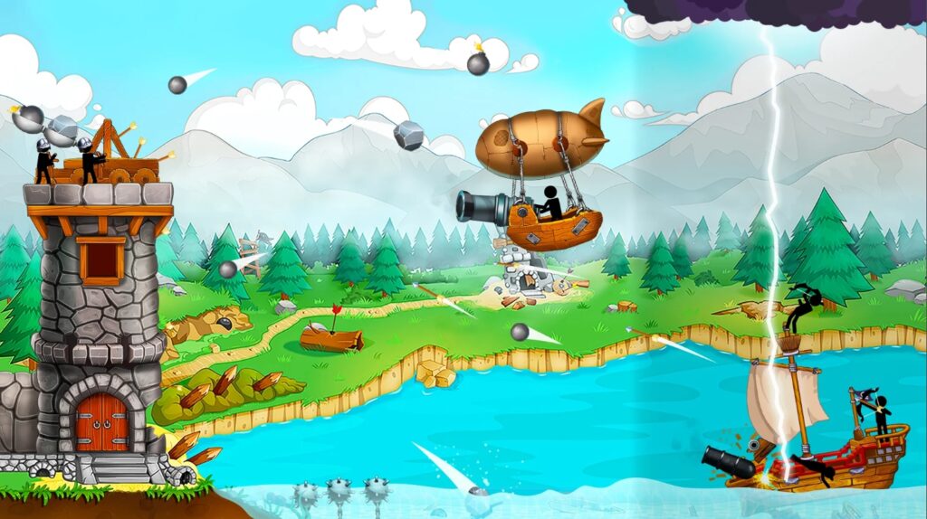 The Catapult Stickman Pirates APK