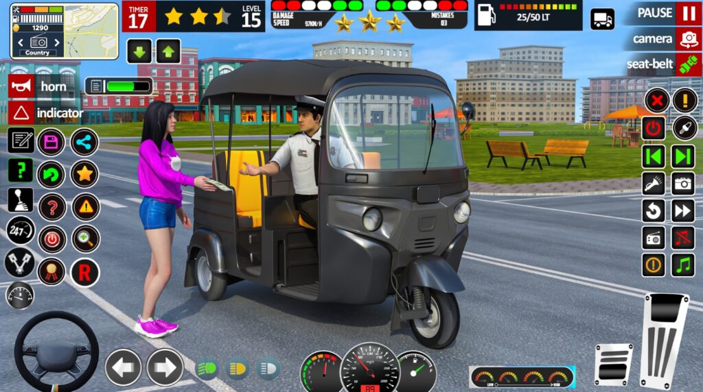 TukTuk Rickshaw Driving Games Mod APK